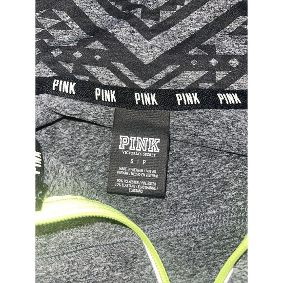 PINK by Victoria Secret 1/4 zip PULLOVER With Thumb holes Size S - Picture 10 of 16